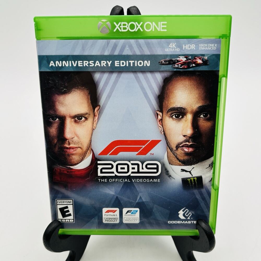 F1 2019 Anniversary Edition (Microsoft Xbox One, 2019) CIB Tested Works VG